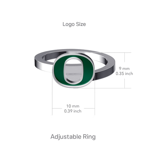 University of Oregon Bypass Ring - Enamel