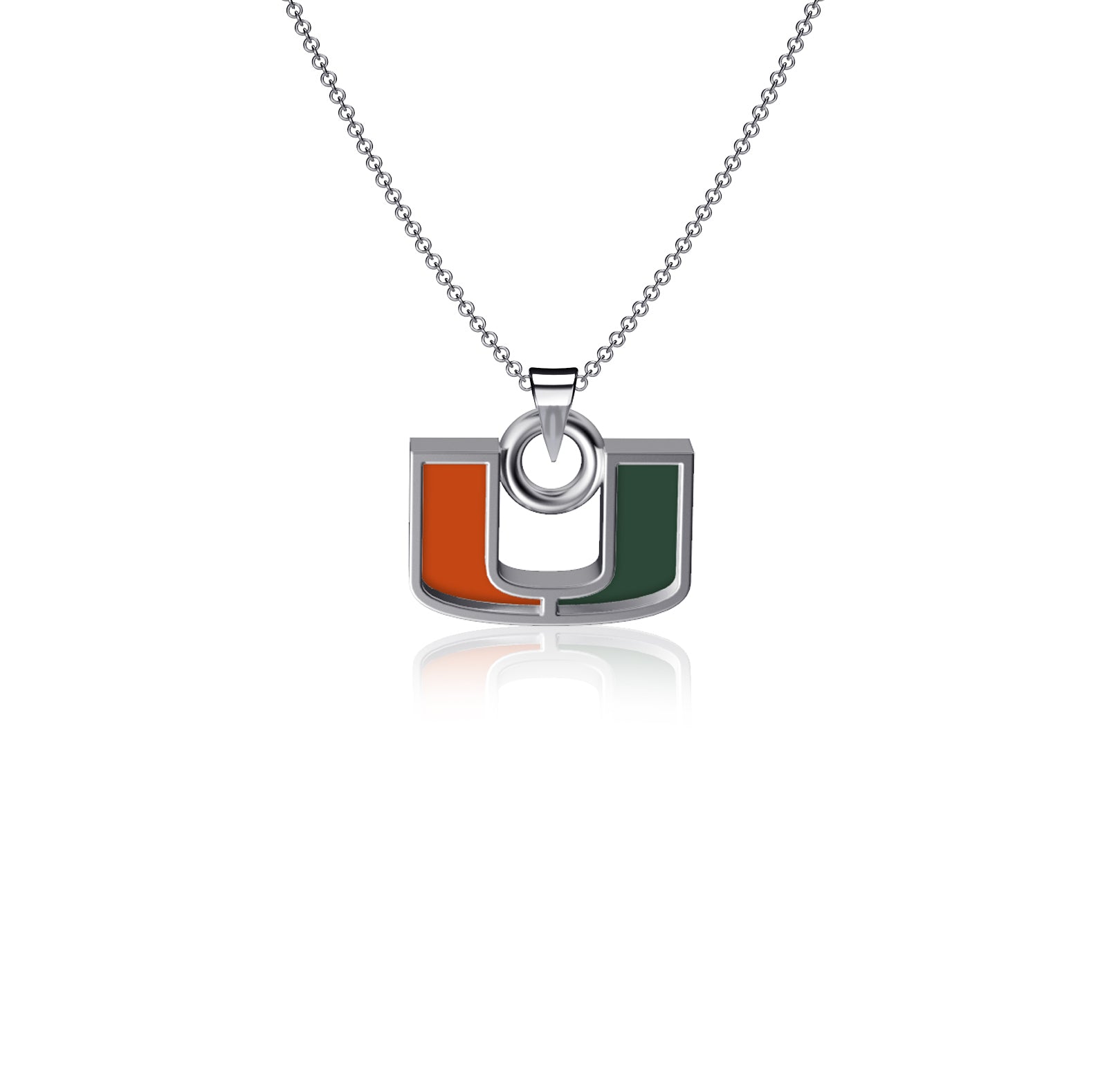 Custom Made Miami Dolphins Diamond Pendant 66304