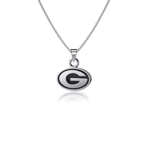 University of Georgia Pendant Necklace - Silver